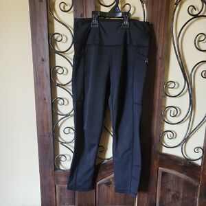 CVG blacklisted Capris. Side Pockets, Compression Fit